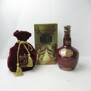 ROYAL SALUTE�ʥ�����륵�롼�ȡ�21ǯ ��ӡ��ե饴�� ��ƫ�� 700ml ����1337g Ȣ��
