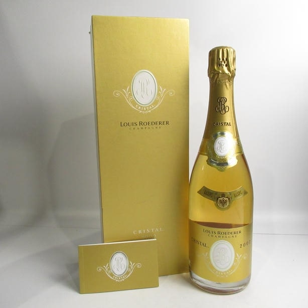 ルイロデレール クリスタル 2002 箱付 未開栓 750ml シャンパン LOUIS ROEDERER（ルイロデレール）クリスタル 2002 箱付の通販 | 高級