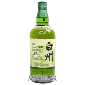 ����ȥ꡼ �� 12ǯ 100��ǯ��ǰ��ί���٥� Ȣ�ʤ� �ڥ����ȥ�åȡ� �� SUNTORY HAKUSHU AGED 12 YEARS 100th anniversary SUNTORY WHISKY label outlet