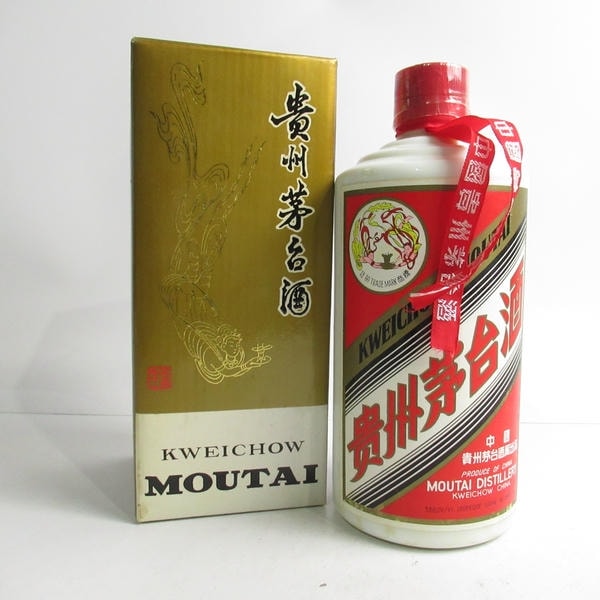 貴州茅台酒（マオタイシュ）天女 1997 500ml 重量 945g 箱付 ※箱・ボトル汚れあり