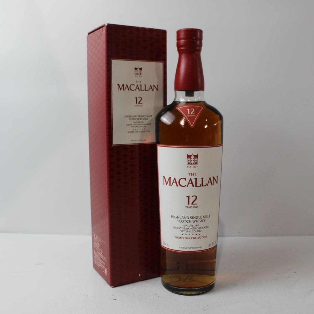 MACALLAN（マッカラン）12年 シェリーオーク コレクション 赤ラベル 箱