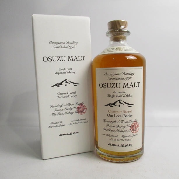 OSUZU MALT（オスズ モルト）尾鈴山蒸留所 チェスナット バレル 箱付の