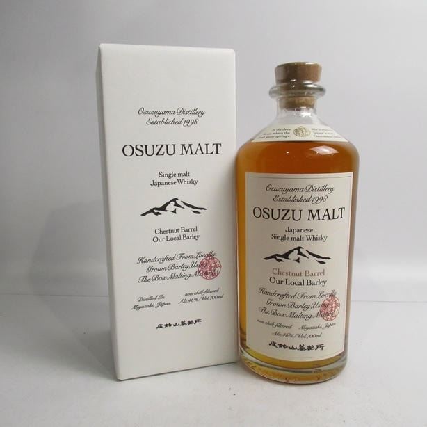 OSUZU MALT（オスズ モルト）尾鈴山蒸留所 チェスナット バレル 箱付の