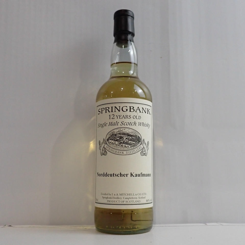 SpringBank（スプリング バンク）12年 ノルトドイチャー カウフマン 箱なし