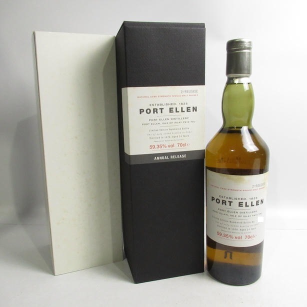 PORT ELLEN（ポート エレン）24年 2ndリリース 1978-2002 箱付 ※ラベル