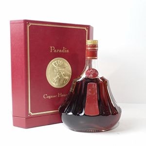 Hennessy（ヘネシー）パラディ 旧 金キャップ クリアボトル 箱付の通販