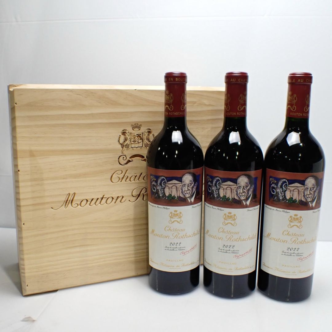 ��3�ܥ��åȡ�Chateau Mouton Rothschild�ʥ���ȡ� �ࡼ�ȥ� �����ȥ���ȡ�2022 Ȣ��