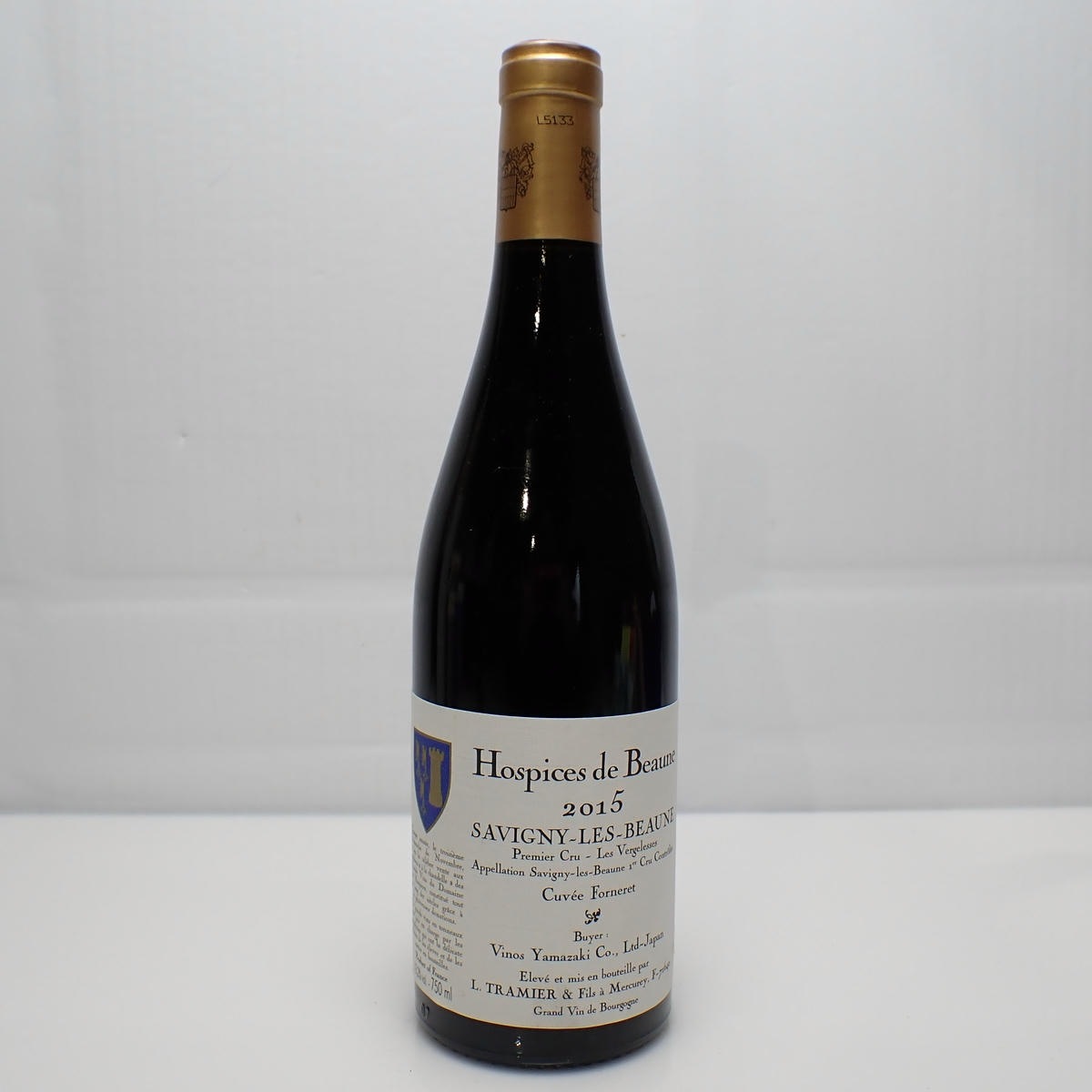 Hospices de Beaune（オスピス ド ボーヌ）サヴィニー レ ボーヌ プルミエ クリュ キュヴェ フォルヌレ 2015 箱なし