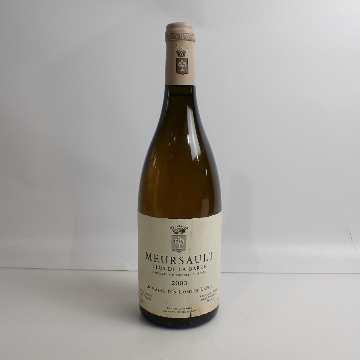 COMTES LAFON（コント ラフォン）ムルソー クロ ド ラ バール 2003 箱なし ※ラベル汚れ