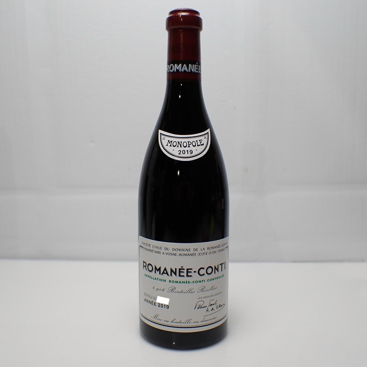 DRC ROMANEE-CONTI（ロマネコンティ）2019 ファインズ 箱なし