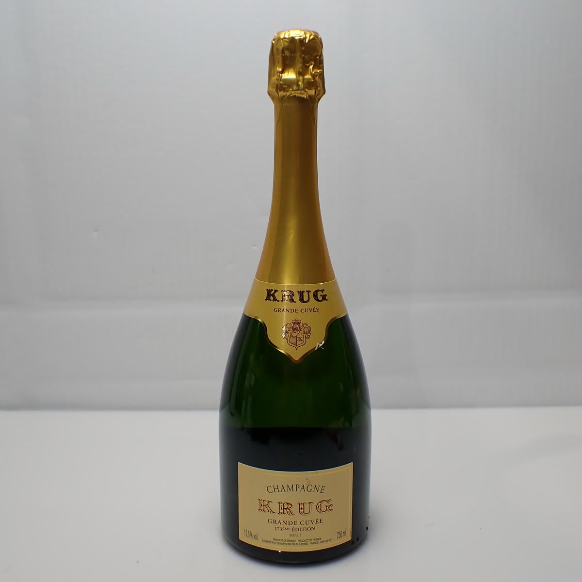 KRUG（クリュッグ）グラン キュヴェ 箱なし ※ラベルキズ・オリあり