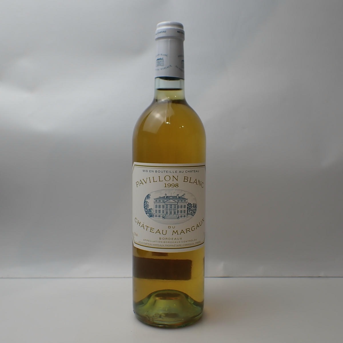 PAVILLON BLANC DU CHATEAU MARGAUX（パヴィヨンブラン デュ シャトーマルゴー）1998 箱なし ※澱あり