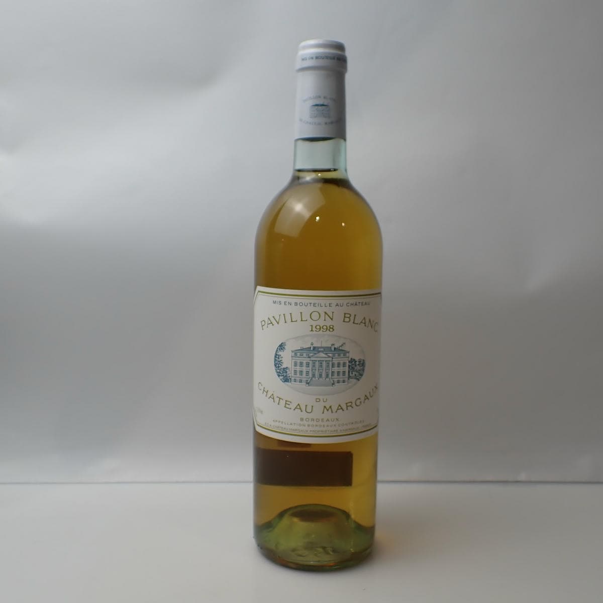PAVILLON BLANC DU CHATEAU MARGAUX（パヴィヨンブラン デュ シャトーマルゴー）1998 箱なし ※澱あり