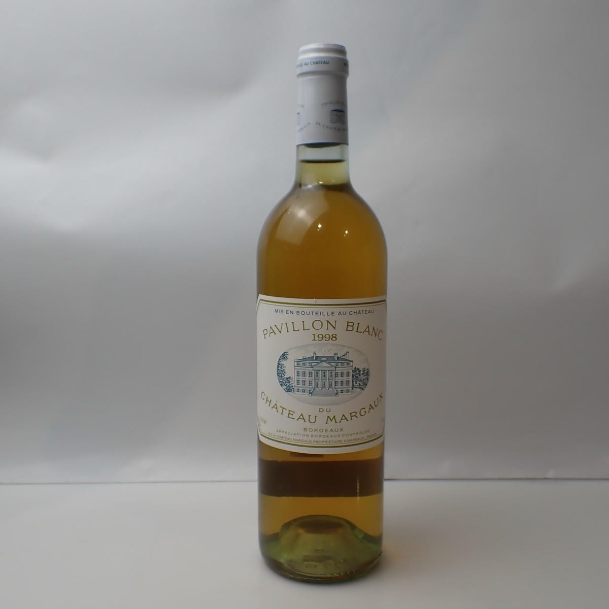 PAVILLON BLANC DU CHATEAU MARGAUX（パヴィヨンブラン デュ シャトーマルゴー）1998 箱なし ※澱あり