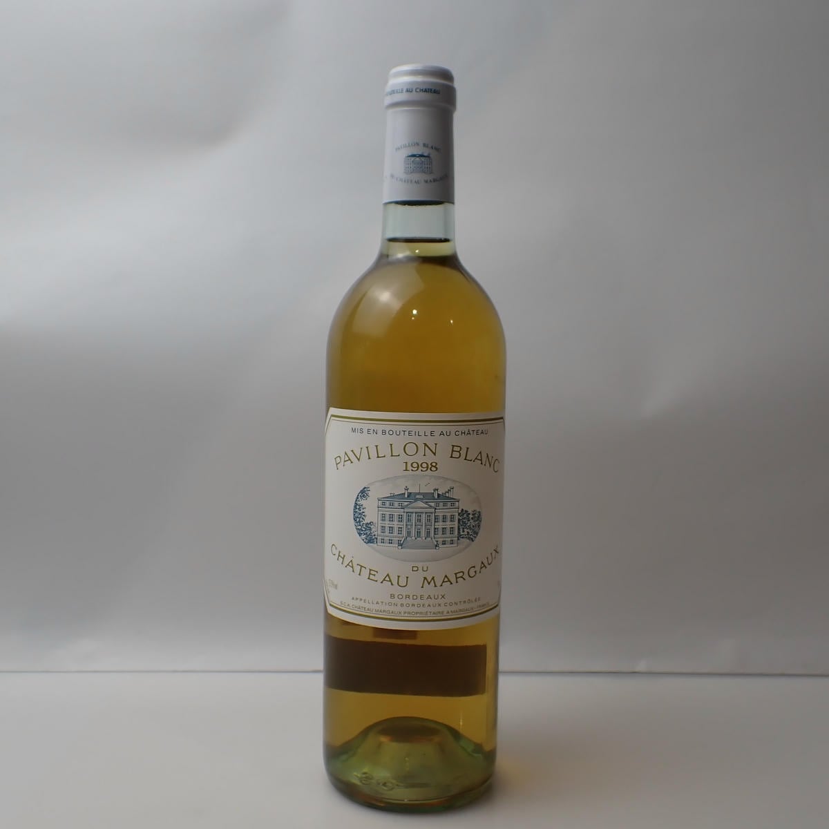 PAVILLON BLANC DU CHATEAU MARGAUX（パヴィヨンブラン デュ シャトーマルゴー）1998 箱なし ※色調不良