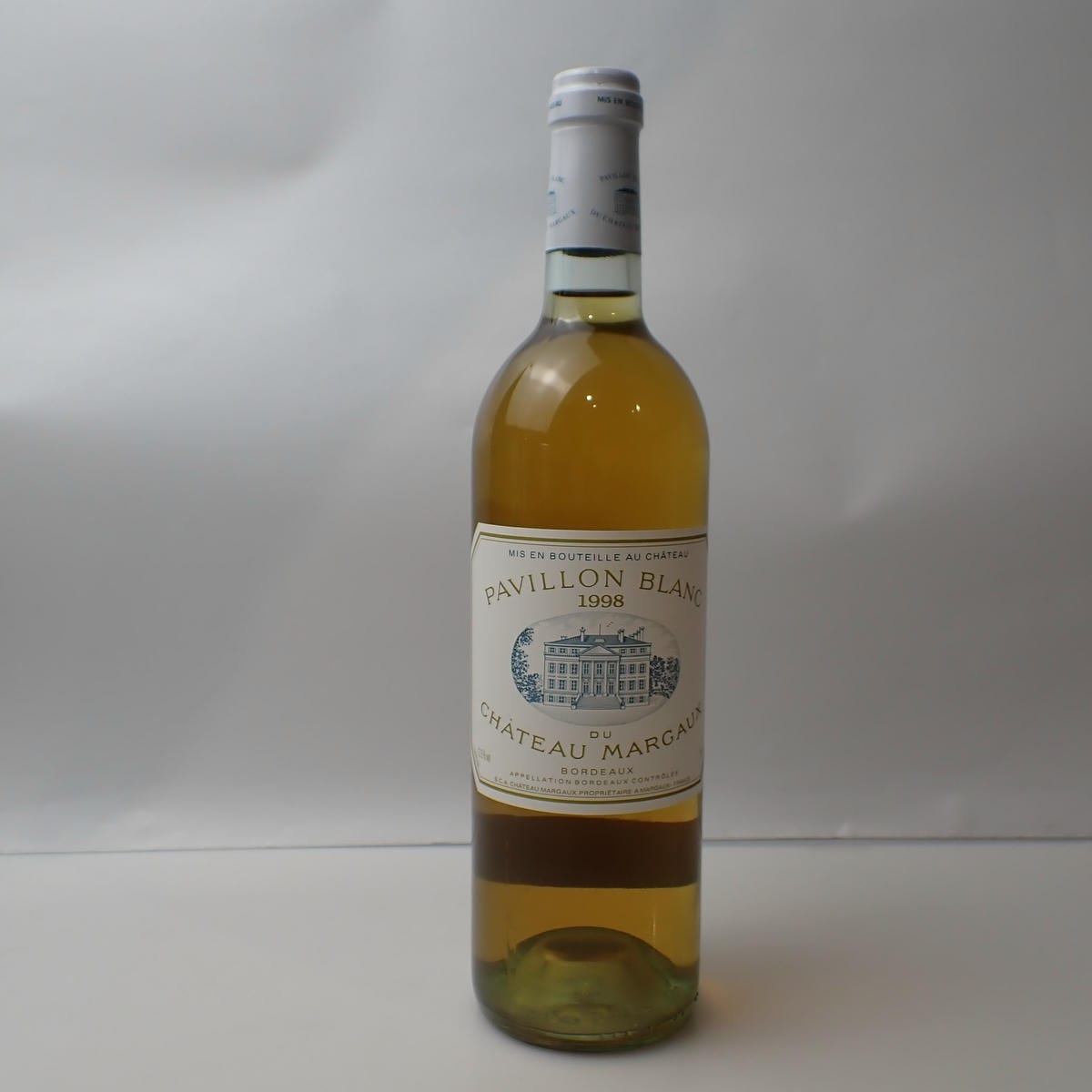 PAVILLON BLANC DU CHATEAU MARGAUX（パヴィヨンブラン デュ シャトーマルゴー）1998 箱なし ※色調不良