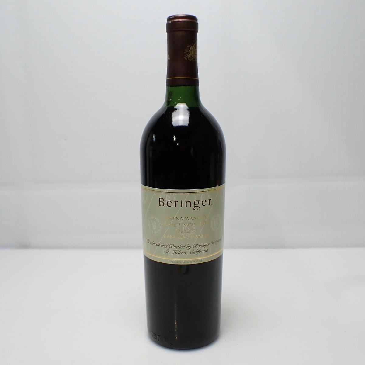 Beringer（ベリンジャー）ハウエル マウンテン メルロー バンクロフト ランチ 1989 箱なし