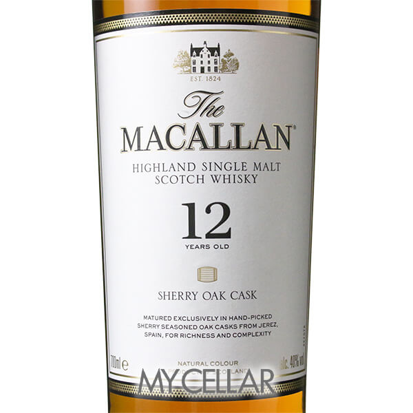 マッカラン 12年 シェリーオークカスク 箱なし │ MACALLAN 12 YEARS