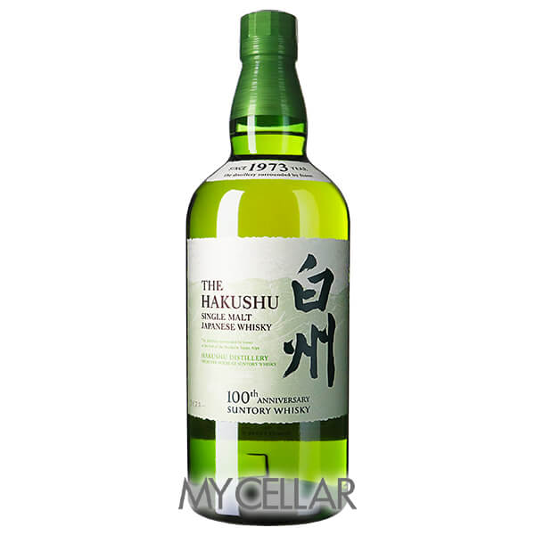����ȥ꡼ �� NV 1973 Ȣ�ʤ� 100��ǯ��ǰ��ί���٥� �� SUNTORY HAKUSHU NV 1973 100th anniversary SUNTORY WHISKY label
