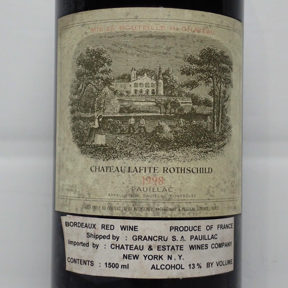 CHATEAU LAFITE ROTHSCHILD�ʥ���ȡ� ��ե��å� �����ȥ���ȡ�1998 �ޥ��ʥ�ܥȥ� 1500ml Ȣ�ʤ� ����٥����