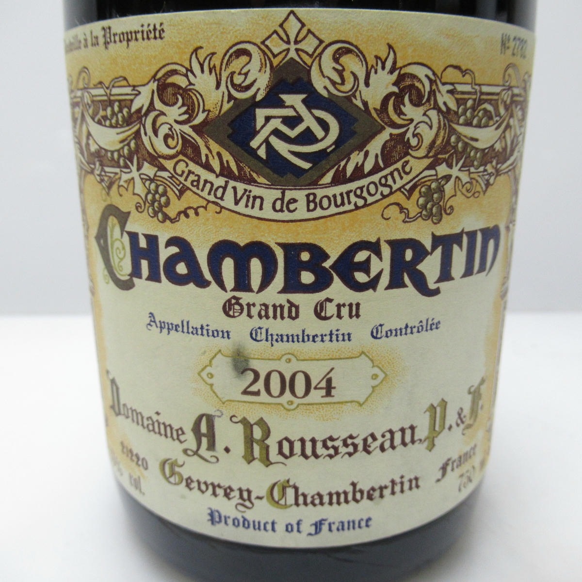 アルマン・ルソー　シャンベルタン　グランクリュ 2004（RP 95点） Armand Rousseau（アルマン ルソー）シャンベルタン グランクリュ 2004