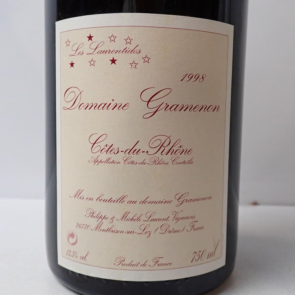 ドメーヌ・グラムノン 1996 レ ローランティド Domaine Gramenon（ドメーヌ グラムノン）コート デュ ローヌ レ