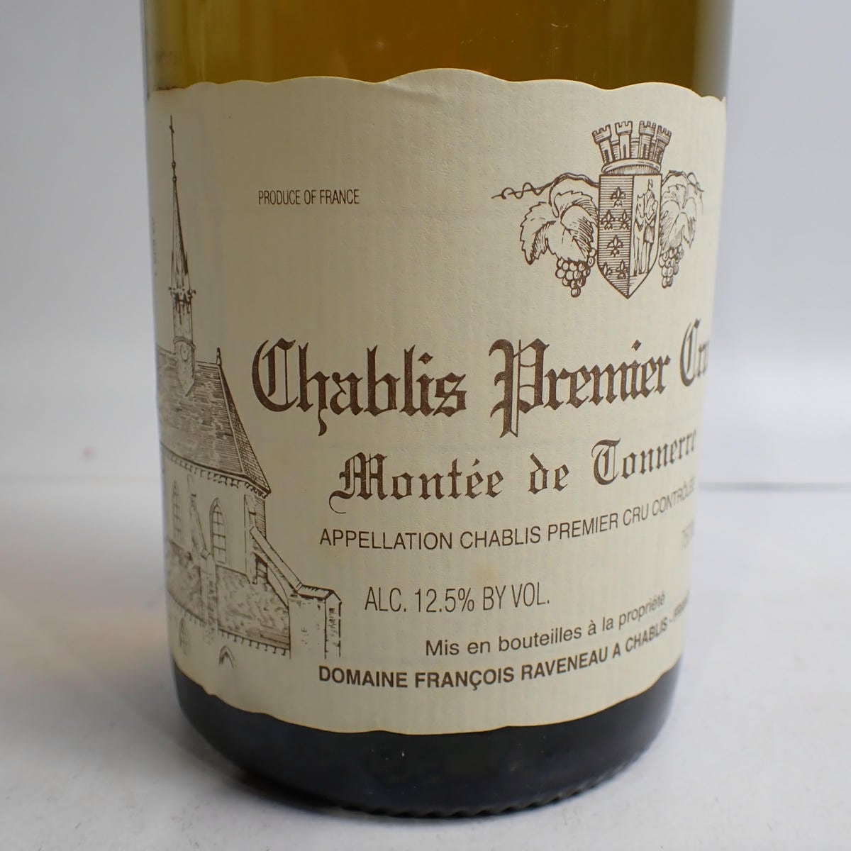 FRANCOIS RAVENEAU（フランソワ ラヴノー）シャブリ プルミエ クリュ ビュトー 1992 13％ 750ml ※蝋キャップ欠け O25A090017 FRANCOIS シャブリ ラヴノー CHABLIS 0 Library