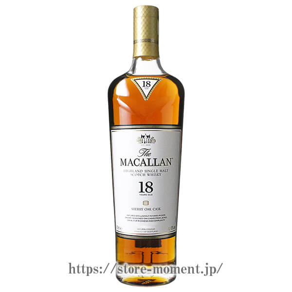 �ޥå���� 18ǯ �����꡼������������ Ȣ�ʤ� �� MACALLAN 18 YEARS OLD SHERRY OAK CASK