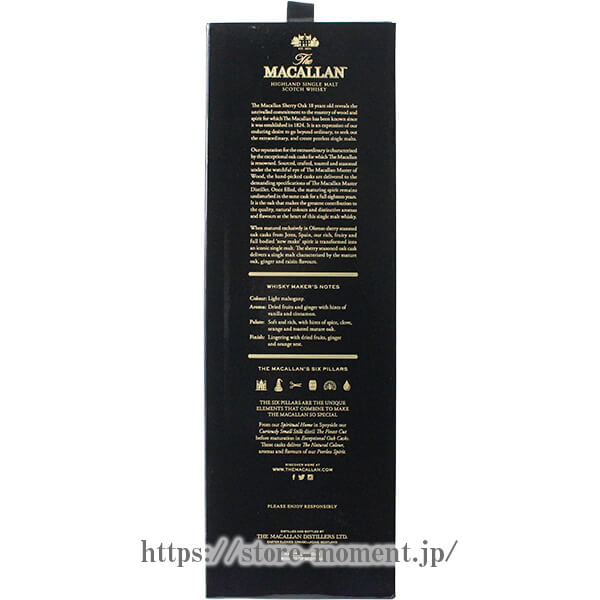 �ޥå���� 18ǯ �����꡼������������ Ȣ�� �� MACALLAN 18 YEARS OLD SHERRY OAK CASK Box