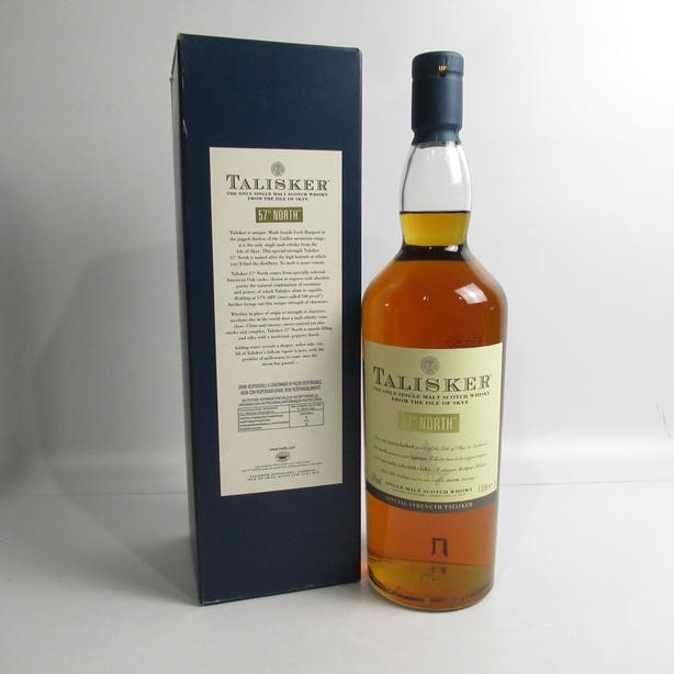 タリスカー 57°ノース スコッチウイスキー カスクストレングス TALISKER（タリスカー）57°ノース 旧 1000ml 箱付の通販 | 高級ワイン