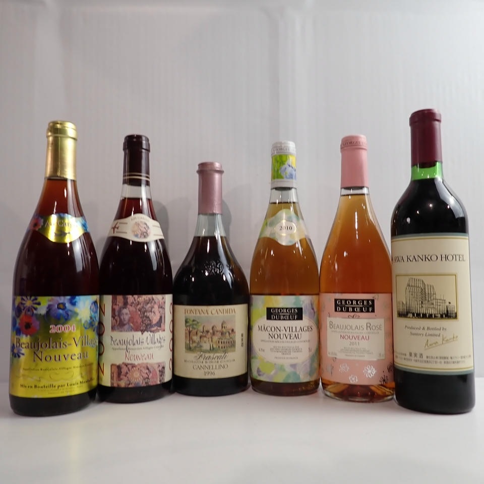 6本セット】ワイン各種（ジョルジュ デュブッフ ボジョレー ロゼ