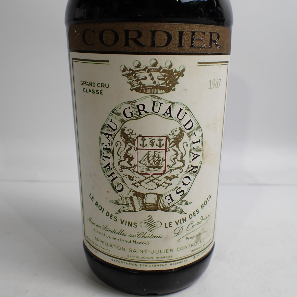 CHATEAU GRUAUD LAROSE（シャトー グリュオ ラローズ）1967 箱なしの