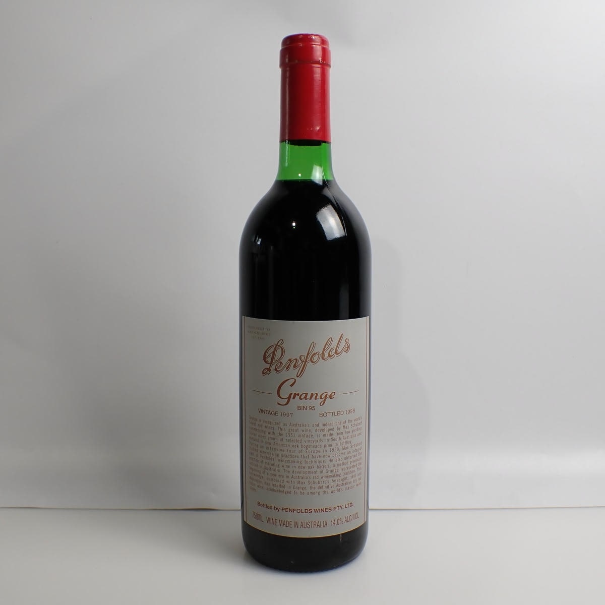 Penfolds（ペンフォールズ）グランジ BIN 95 1997-1998 箱なしの通販