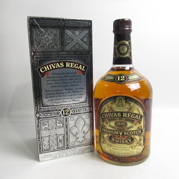 CHIVAS REGAL（シーバスリーガル）12年 1000ml 箱付の通販 | 高級