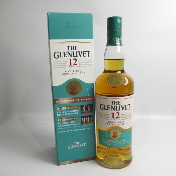 GLENLIVET（グレンリベット）12年 ダブルオーク 箱付の通販 | 高級