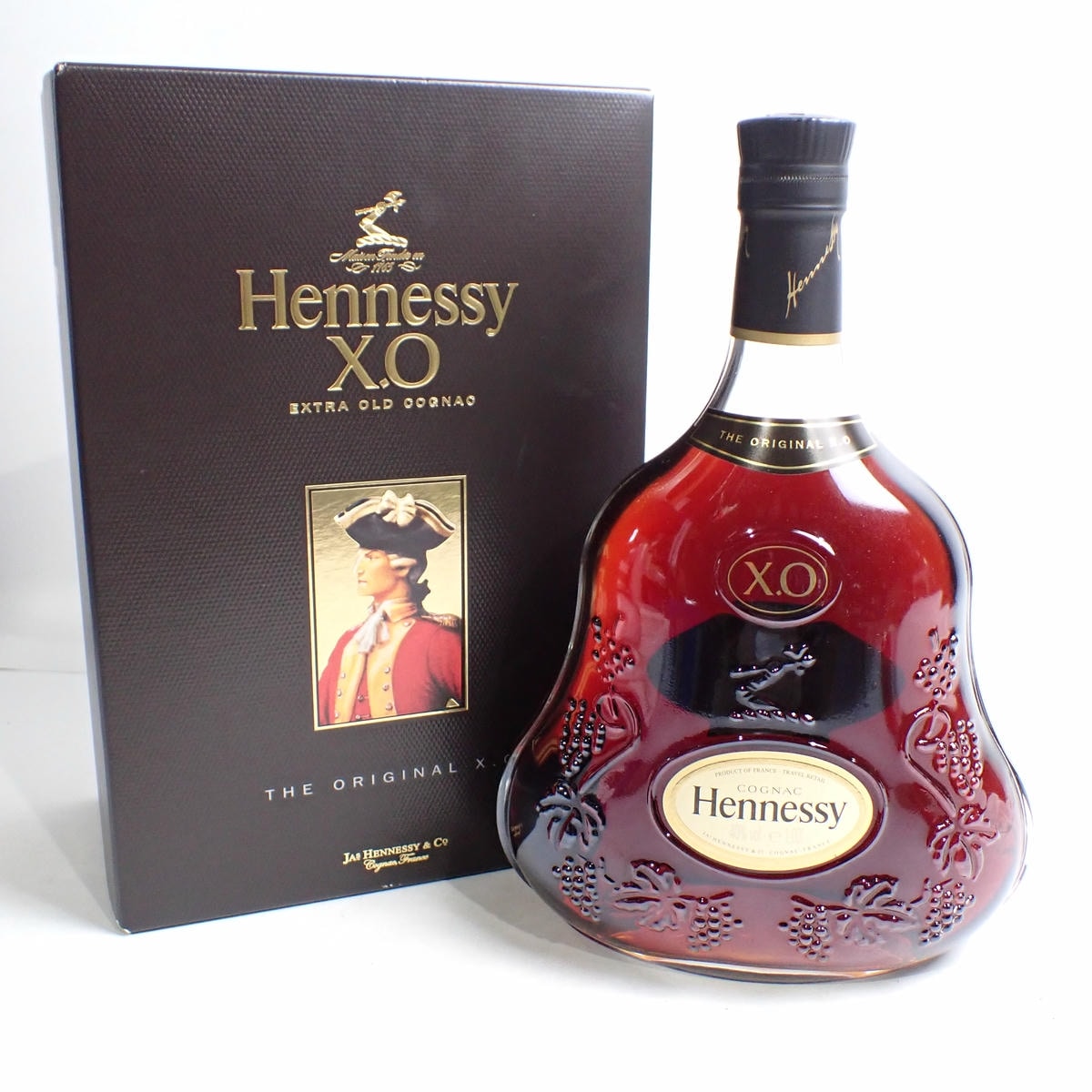 ヘンネシ-xo黒キャップ100cl 箱付き Hennessy（ヘネシー）XO 黒キャップ 1000ml 箱付の通販・価格相場