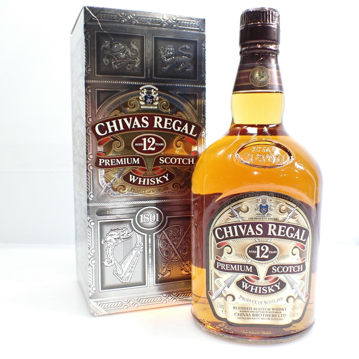 CHIVAS REGAL（シーバスリーガル）12年 プレミアム 1000ml 箱付の通販