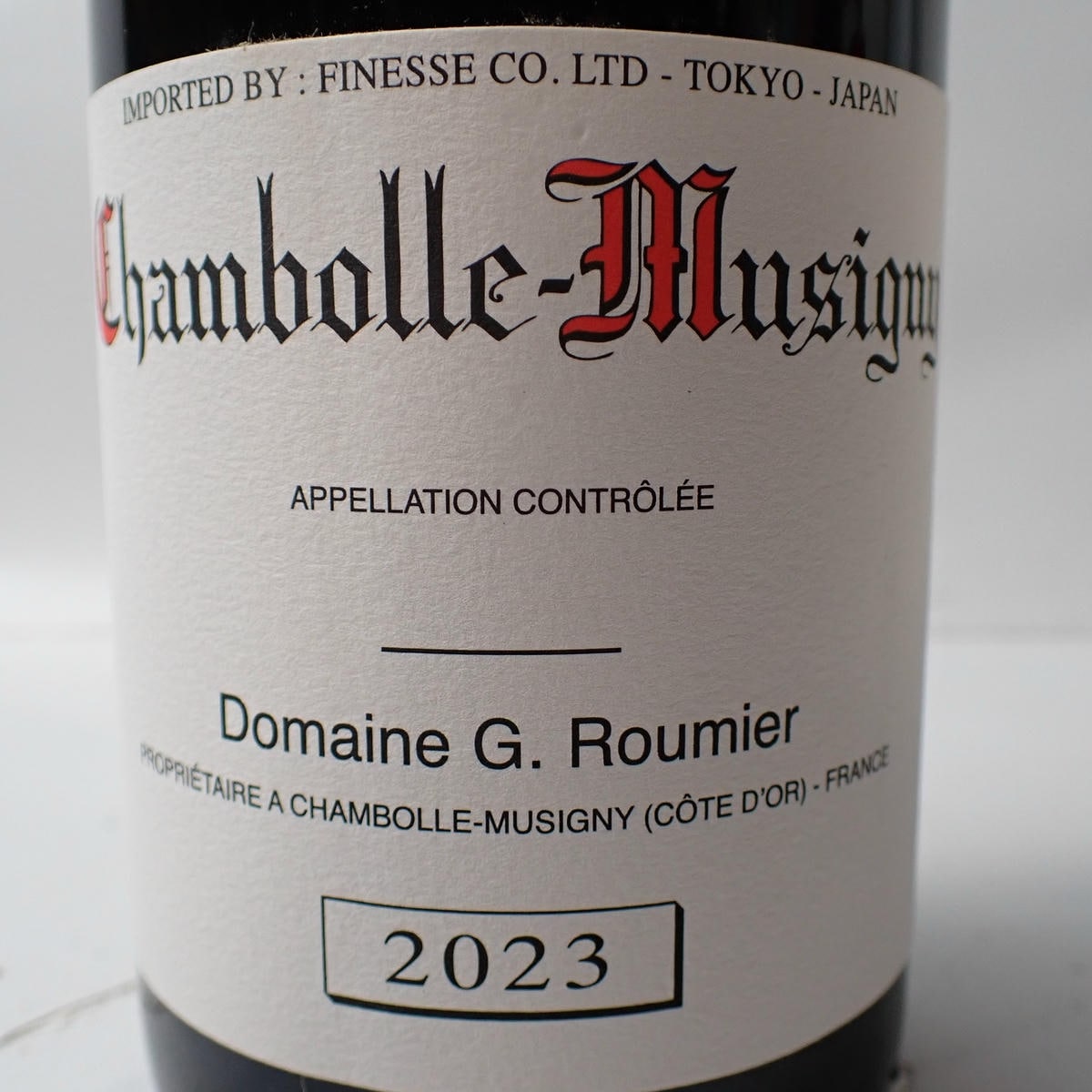ジョルジュ ルーミエ シャンボール ミュジニー 2023 Roumier G.Roumier（ジョルジュ ルーミエ）シャンボール ミュジニー 2023 箱