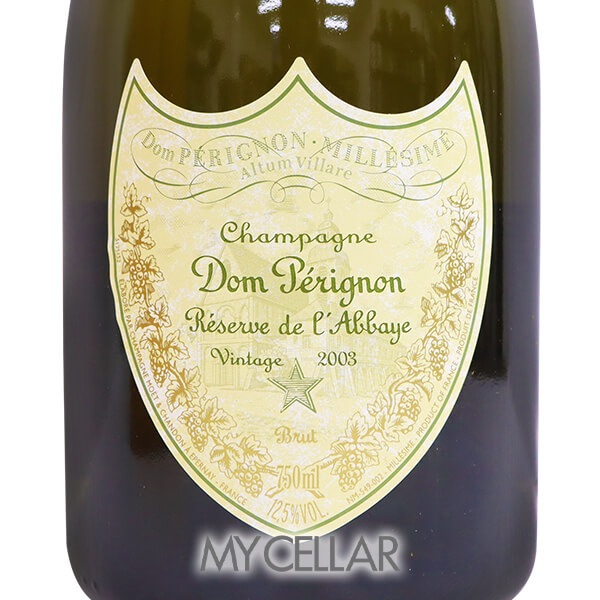 ドンペリニヨン レゼルヴドラベイ 2003 木箱付 │ Dom Perignon
