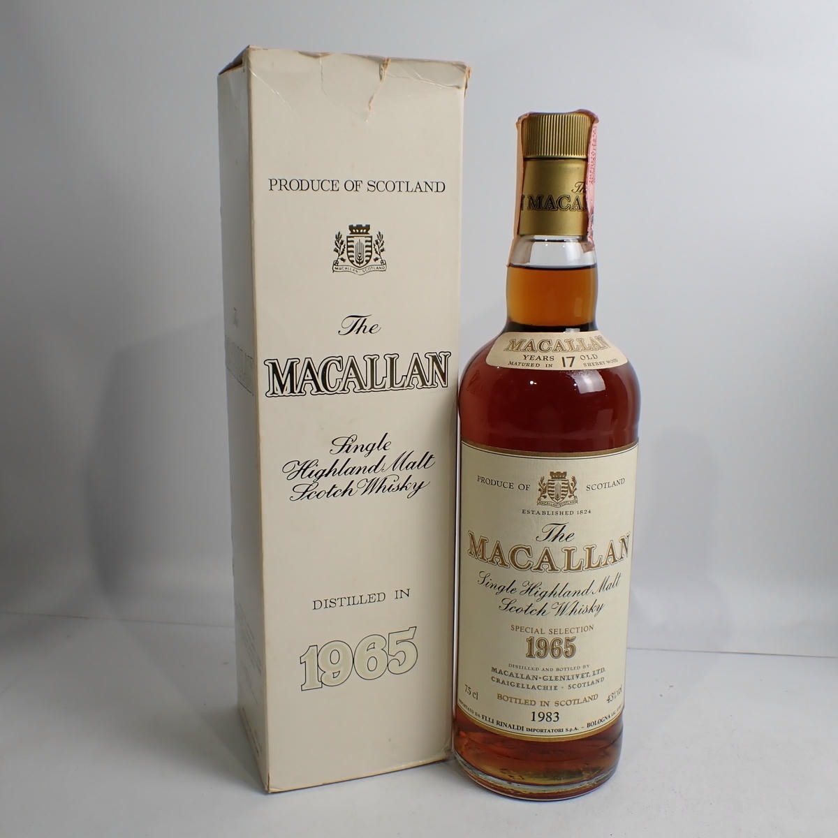The MACALLAN（マッカラン）17年 シェリーウッド 1965-1983 箱付の通販