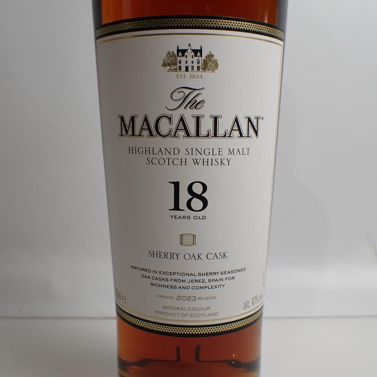 The MACALLAN（マッカラン）18年 シェリーオークカスク 2023 箱付の
