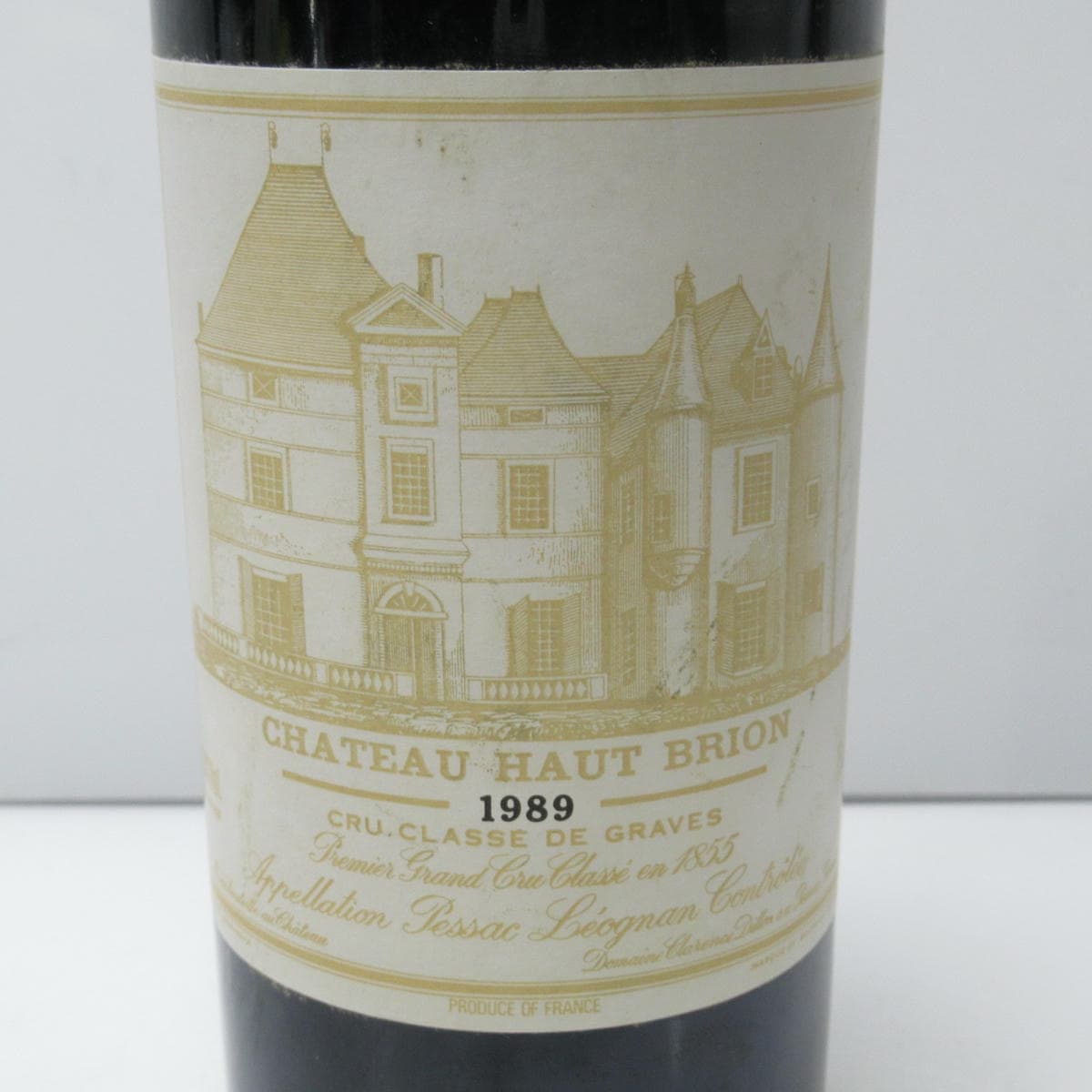 CHATEAU HAUT BRION（シャトーオーブリオン）1989 箱なし ※ラベル汚れ