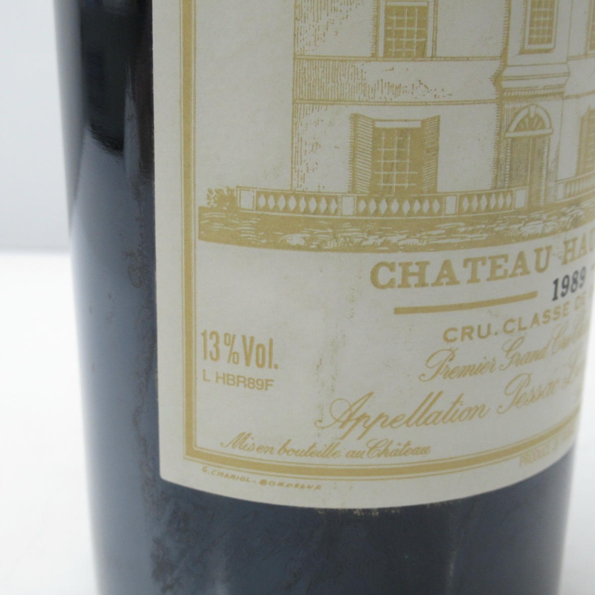 CHATEAU HAUT BRION 1989 シャトー オー ブリオン ワイン CHATEAU HAUT BRION（シャトーオーブリオン）1989 箱なし ※ラベル汚れ