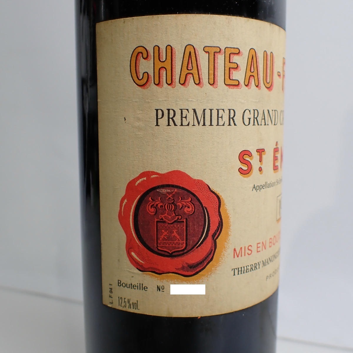 CHATEAU FIGEAC（シャトーフィジャック）1994 箱なし ※ラベルダメージ
