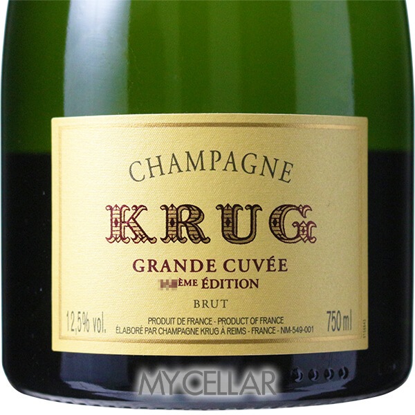 クリュッグ グランキュヴェ 箱なし │ KRUG GRANDE CUVEE BRUTの通販