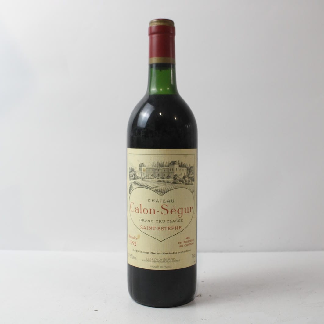 Chateau Calon Segur（シャトー カロン セギュール）1992 箱なし