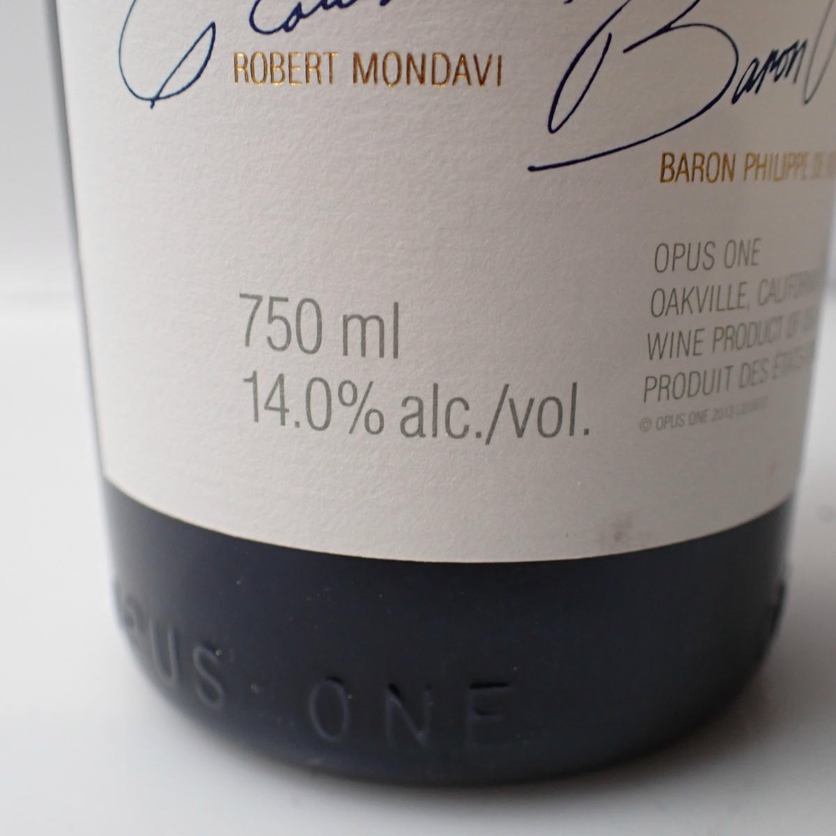OPUS ONE（オーパスワン）2011 箱なしの通販ショップ・価格相場 | MY