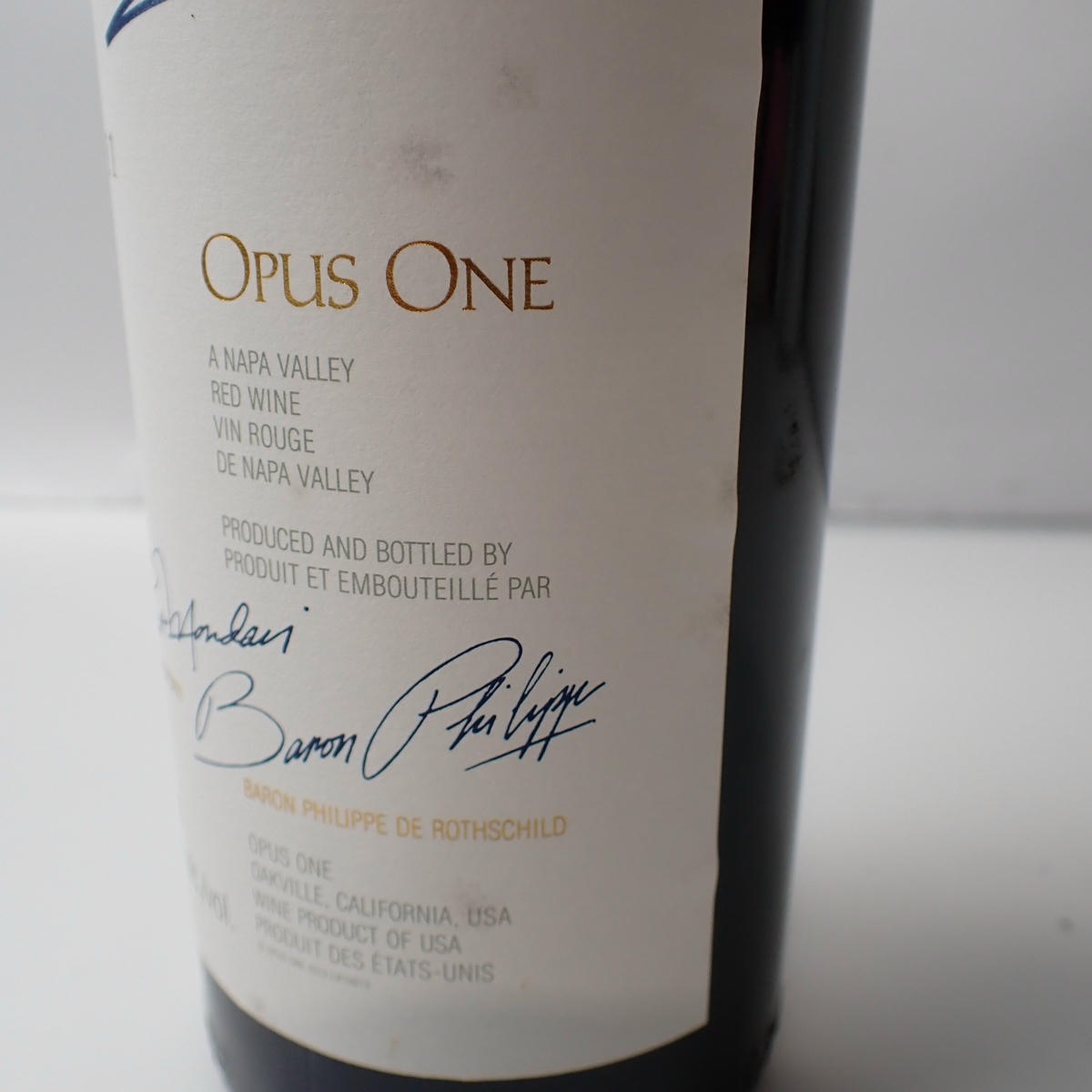 OPUS ONE（オーパスワン）2011 箱なしの通販ショップ・価格相場 | MY