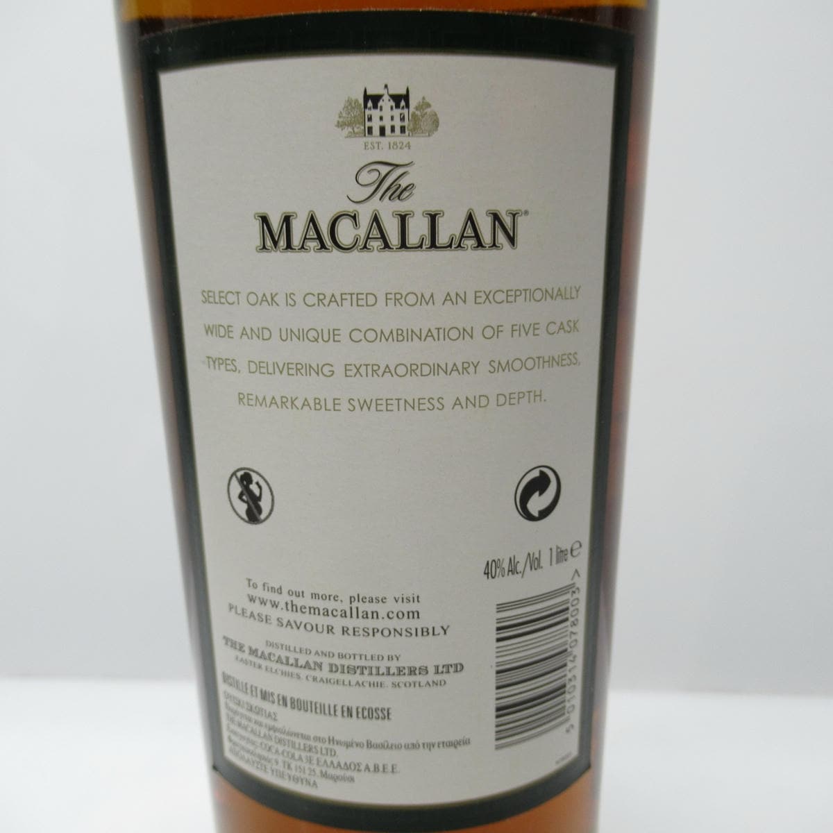The MACALLAN（マッカラン）セレクトオーク 1000ml 箱付 ※澱ありの通販