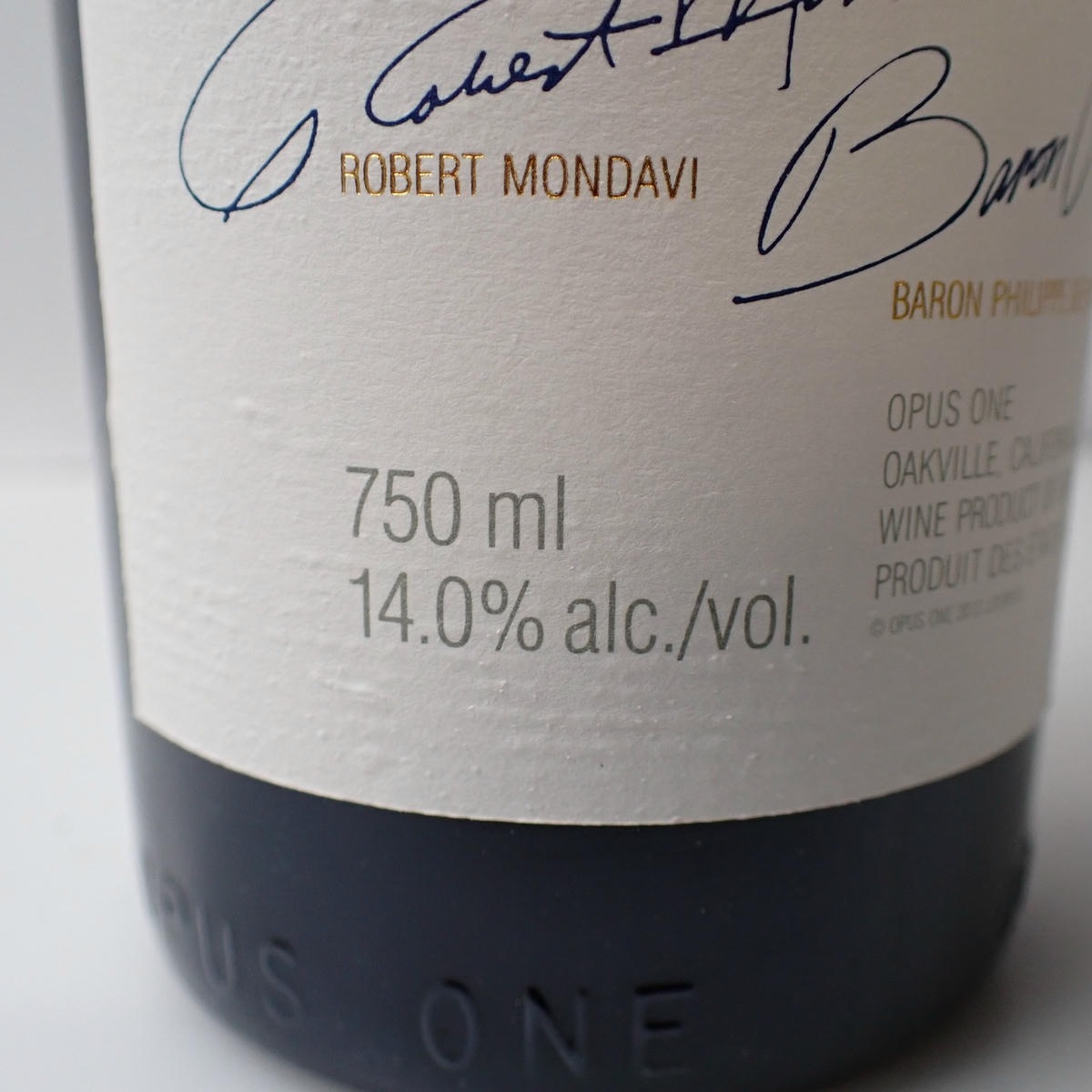 OPUS ONE（オーパスワン）2011 箱なしの通販ショップ・価格相場 | MY